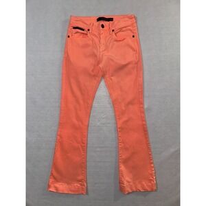Calvin Klein Bootcut Jeans Women's 38x28 Orange Slim Fit 5 Pocket Design Comfort